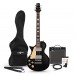 New Jersey Left Handed Electric Guitar Pack, Black