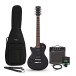 New Jersey Left Handed Electric Guitar Pack, Black