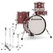 Ludwig Breakbeats 16'' Drum kit w/Flat Base Hardware, Wine Red