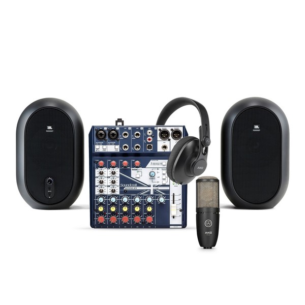 JBL 104 Studio Monitor Recording Bundle