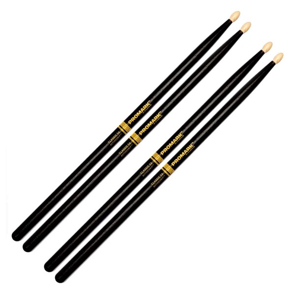 ProMark Classic 5A ActiveGrip Drum Sticks, 2 Pair Value Bundle