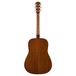 Fender CD-60S Dreadnought Acoustic Left Handed, Natural Back View