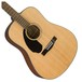 Fender CD-60S Dreadnought Acoustic Left Handed, Natural Body View