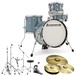 Ludwig Breakbeats Questlove Drum Kit Bundle, Azure Blue