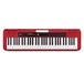 Casio CT S200 Portable Keyboard, Red