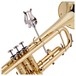 Bent Trumpet Lyre by Gear4music, Silver