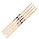 Promark Classic Forward Hickory 5A Nylon Tip, 2 Pair Value Bundle