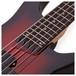 Chicago 5 String Bass Guitar by Gear4music, Trans Red