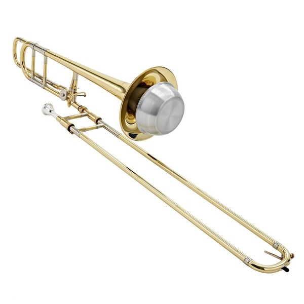 Coppergate Straight Mute for Trombone by Gear4music