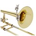 Trombone Bell Lyre by Gear4music, Silver