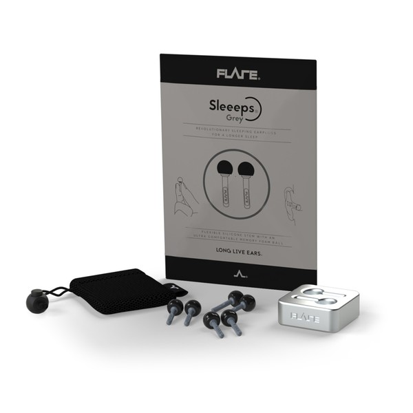 Flare Audio Sleeeps, Silicone Grey Gift Set