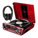 ION Mustang LP, Red With Shure SRH440 Headphones