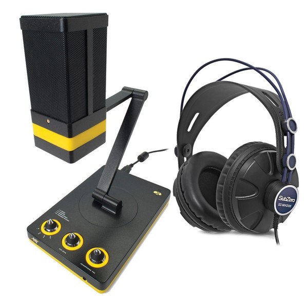Neat Beecaster Desktop USB Microphone with Headphones - Full Bundle