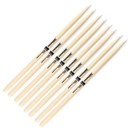 ProMark Hickory 5B Nylon Tip Drumsticks, 4 Pair Value Bundle