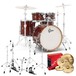 Gretsch Catalina Maple 5pc Complete Pro Drum Kit, Walnut Glaze
