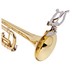 Trumpet Bell Lyre by Gear4music, Silver
