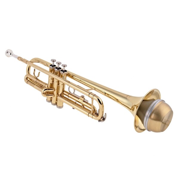 Coppergate Straight Mute With Brass Bottom For Trumpet by Gear4music