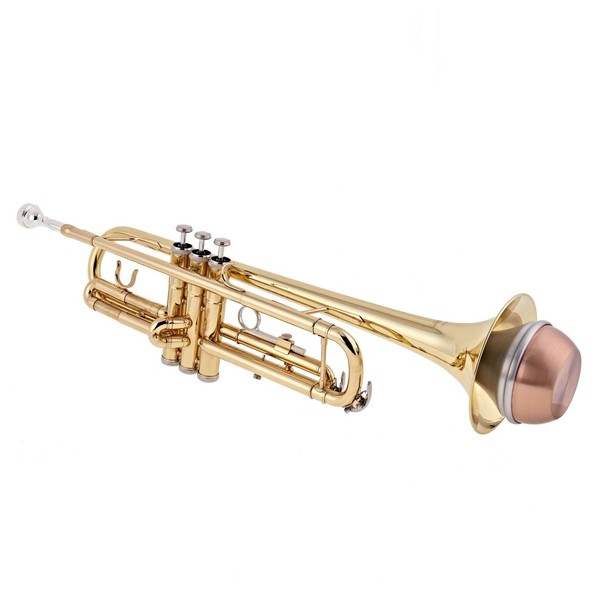 Coppergate Straight Mute With Copper Bottom For Trumpet by Gear4music
