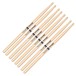 ProMark Hickory 5B Rebound Tear Drop Tip .595'', 4 Pair Value Bundle
