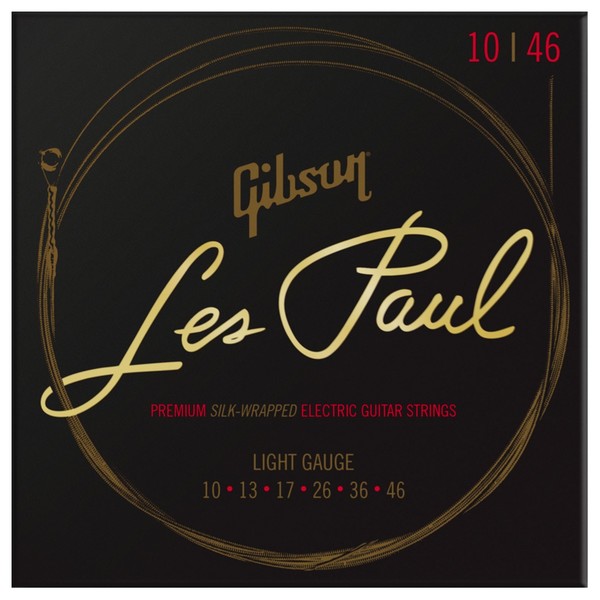 Gibson Les Paul Premium Light Electric Guitar Strings, 10-46 - Main