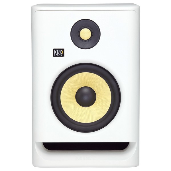 KRK ROKIT RP7 G4 Studio Monitor, White Noise - Front