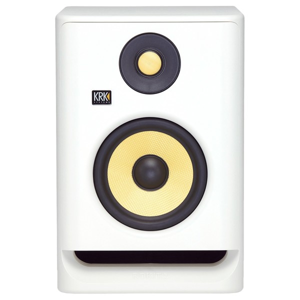 KRK ROKIT RP5 G4 Studio Monitor, White Noise - Front