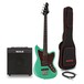 RedSub SFS Short Scale Bass and BA-30 Amp Bundle, Seafoam Green