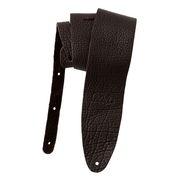 PRS 3.5" Signature Buffalo Reversible Guitar Strap, Dark Brown - Main