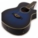 Single Cutaway Electro Acoustic Guitar + 15W Amp Pack, Blue