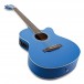 Single Cutaway Electro Acoustic Guitar + 15W Amp Pack, Blue