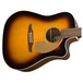 Fender Redondo Player Electro Acoustic WN, Sunburst - Body View