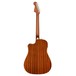 Fender Redondo Player Electro Acoustic WN, Natural - Rear View