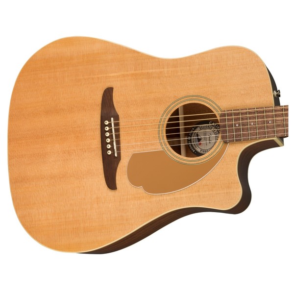 Fender Redondo Player Electro Acoustic WN, Natural - Body View