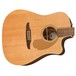 Fender Redondo Player Electro Acoustic WN, Natural - Body View