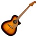 Fender Newporter Player Electro Acoustic WN, Sunburst - Front View