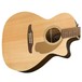 Fender Newporter Player Electro Acoustic WN, Natural - Body View