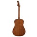 Fender Redondo Special Electro Acoustic, Mahogany - Rear View