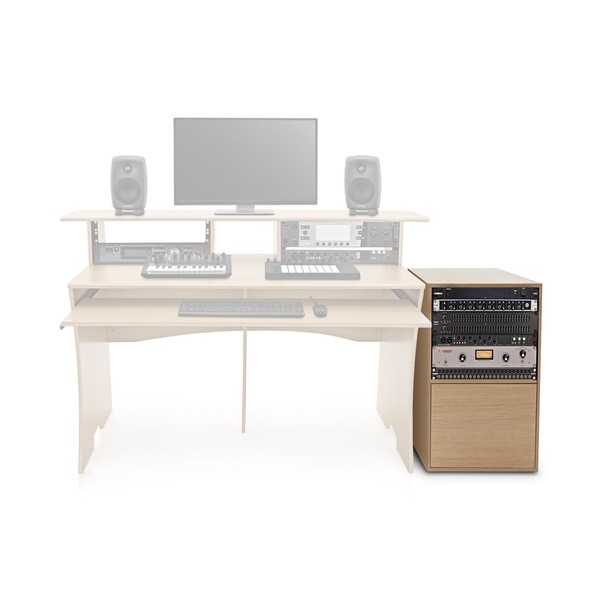 Studio Rack Cabinet by Gear4music, Wood at Gear4music