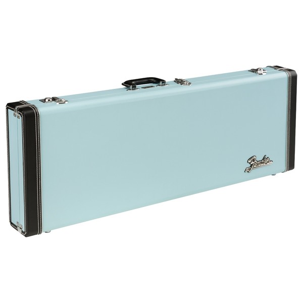 Fender Classic Series Strat/Tele Wood Case, Sonic Blue - main