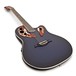 Deluxe Roundback Electro Acoustic Guitar by Gear4music, Blue