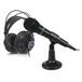 Omnitronic M-22 USB Dynamic Microphone with SZ-MH200 Headphones - Full Bundle