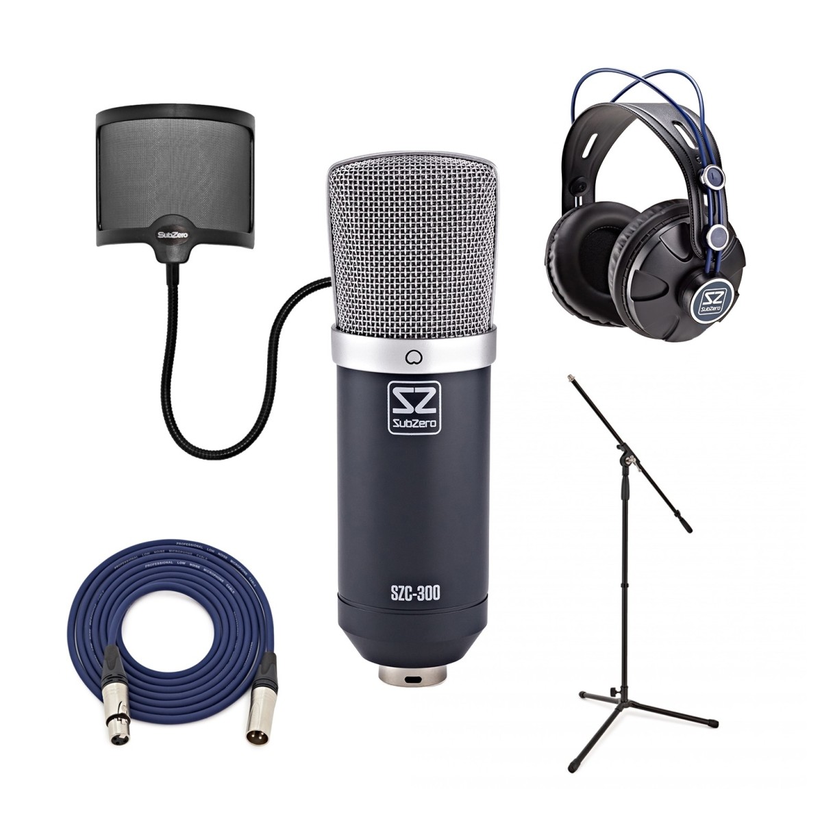 Click to view product details and reviews for Subzero Szc 300 Condenser Microphone Studio Recording Pack.