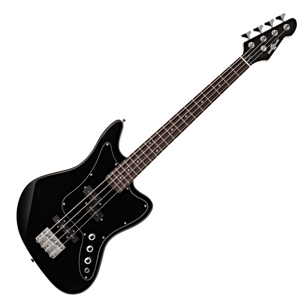 Seattle Short Scale Bass Guitar by Gear4music, Black