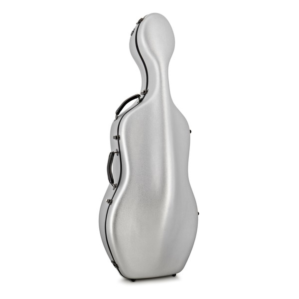 Fibreglass Cello Case by Gear4music, Silver