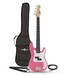 3/4 LA Bass Guitar by Gear4music, Pink