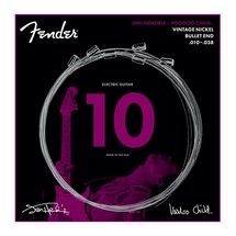 Fender Hendrix Voodoo Child Bullet End, Jeu de Cordes pour Guitare, Nickel, 10-38
