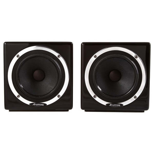 Avantone Mixcubes Passive Studio Monitors, Black (Pair) - Front