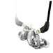 Stagg High-Resolution Sound-Isolating In-Ear Monitors, Transparent - Detail