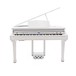 GDP-100 Digital Grand Piano with Stool by Gear4music, Gloss White