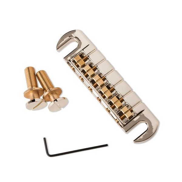 PRS Adjustable Stoptail Bridge & Studs, Nickel - Main